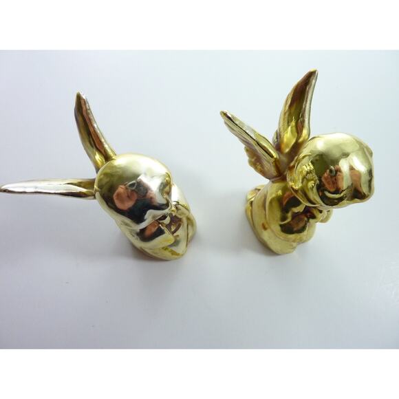 Vintage Gold Luster Ceramic Praying Angels Japan Very Good - Picture 2 of 5